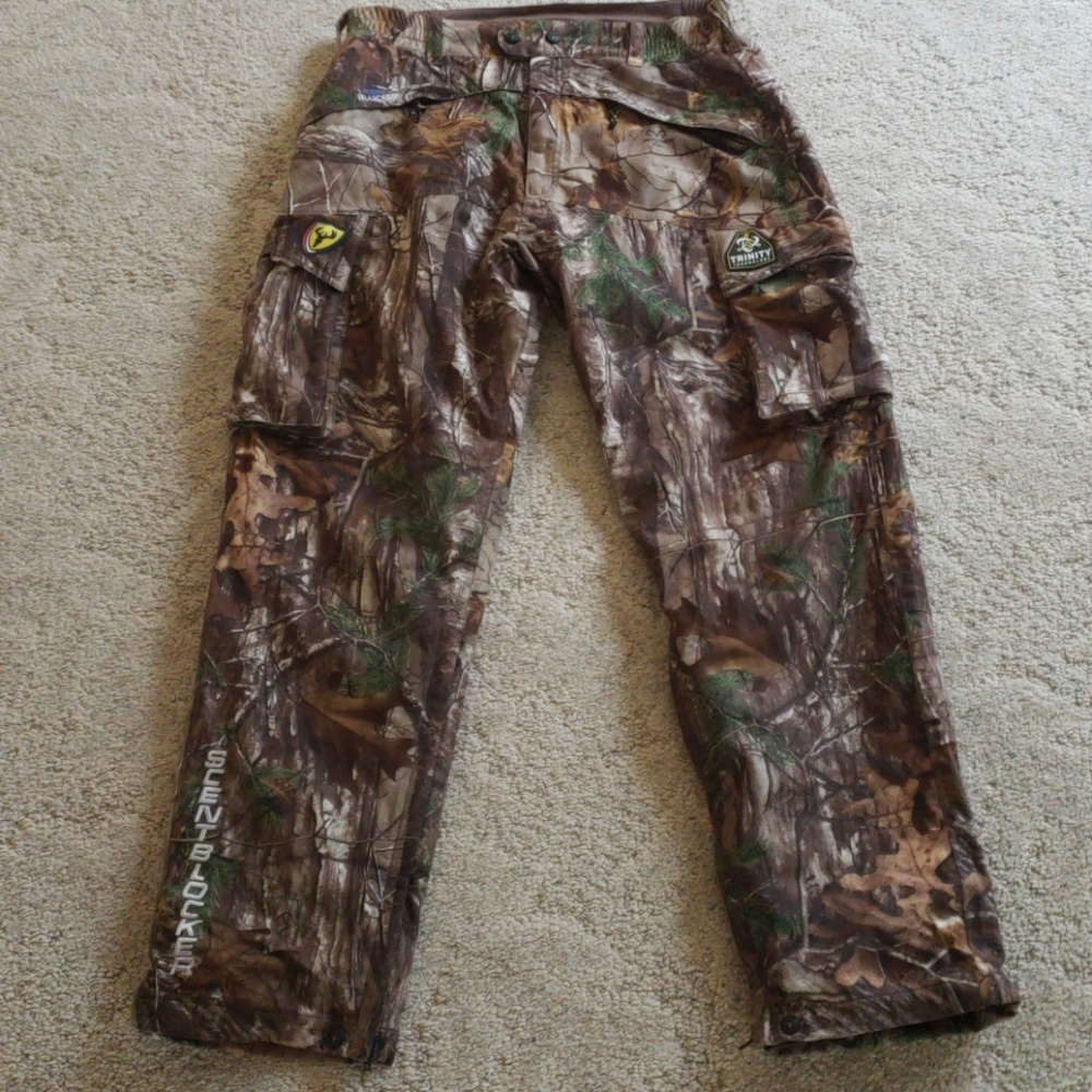 Scent blocker camo pants
